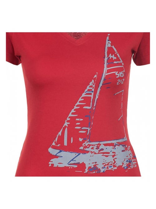 T-shirt manches courtes   ADRIO - VENT DU CAP - Kiabi