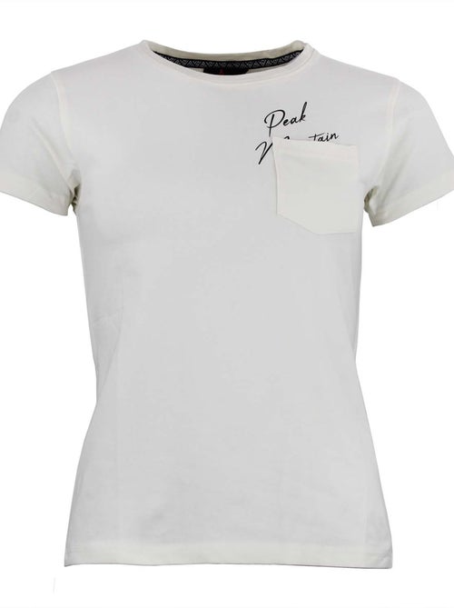 T-shirt manches courtes   AJOJO - PEAK MOUNTAIN - Kiabi