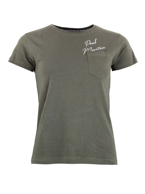 T-shirt manches courtes   AJOJO - PEAK MOUNTAIN - Kiabi