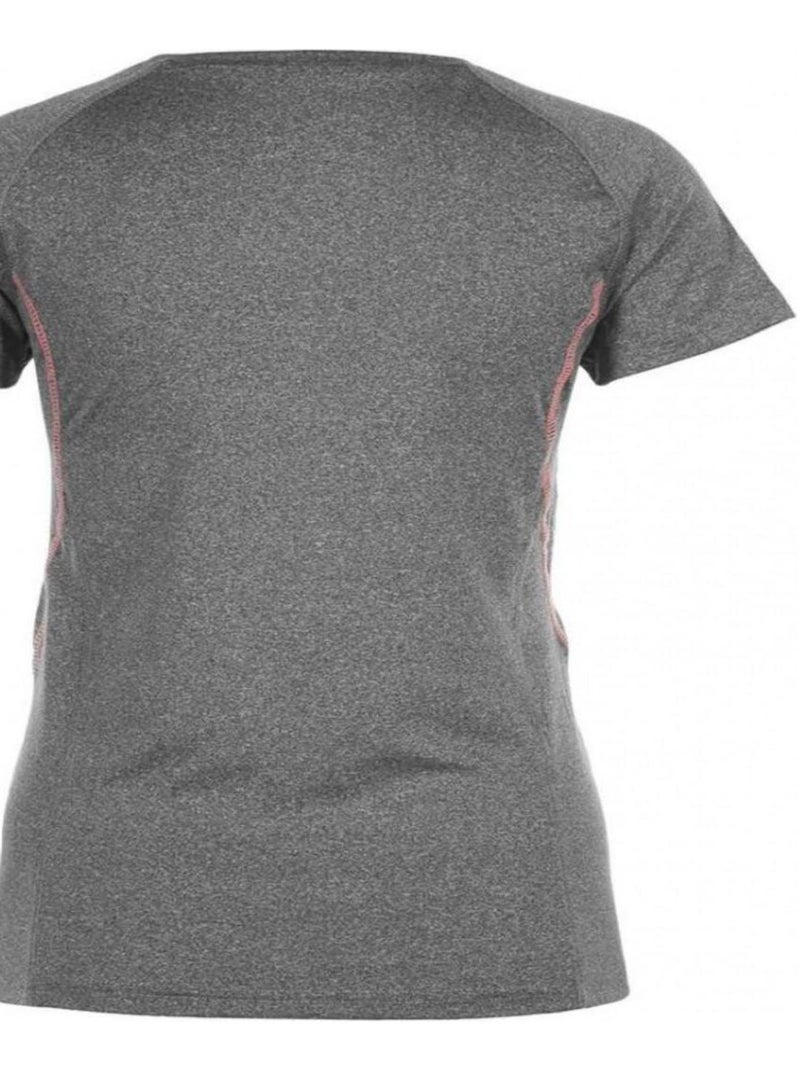 T-shirt manches courtes   ANSHO - PEAK MOUNTAIN Gris - Kiabi