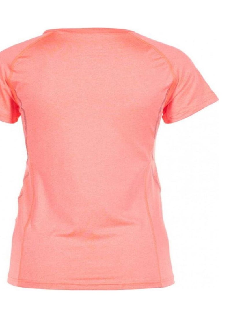 T-shirt manches courtes   ANSHO - PEAK MOUNTAIN Orange - Kiabi