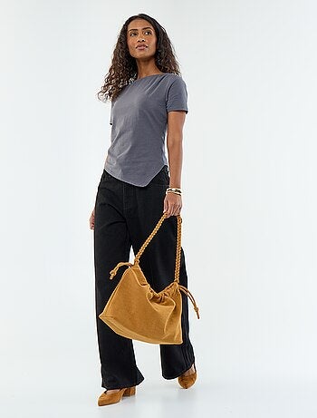 T-shirt manches courtes asymétrique