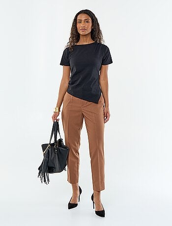 T-shirt manches courtes asymétrique