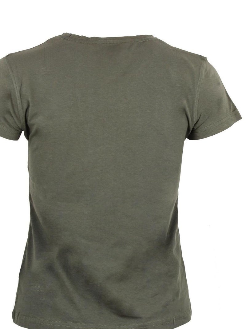 T-shirt manches courtes   AURELIE - PEAK MOUNTAIN Kaki - Kiabi