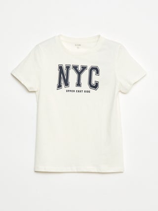 T-shirt manches courtes avec imprimé