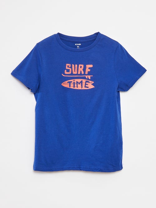 T-shirt manches courtes avec imprimé - Kiabi