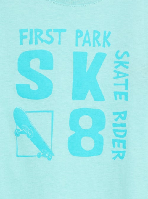 T-shirt manches courtes avec imprimé - Kiabi