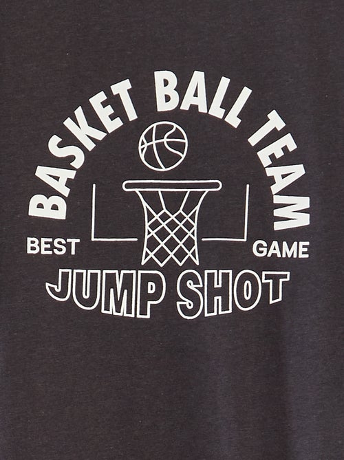 T-shirt manches courtes avec imprimé - Kiabi