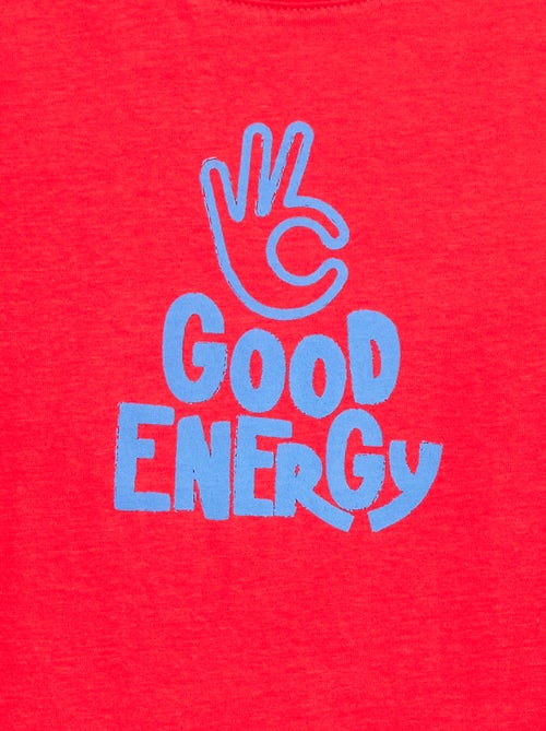 T-shirt manches courtes avec imprimé - Kiabi