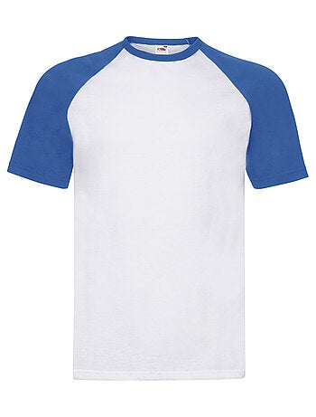 T-shirt manches courtes baseball - fruit of the loom