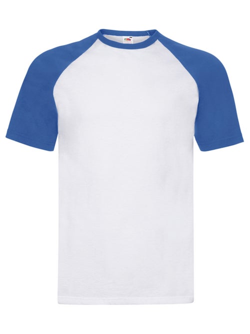 T-shirt manches courtes baseball - fruit of the loom - Kiabi