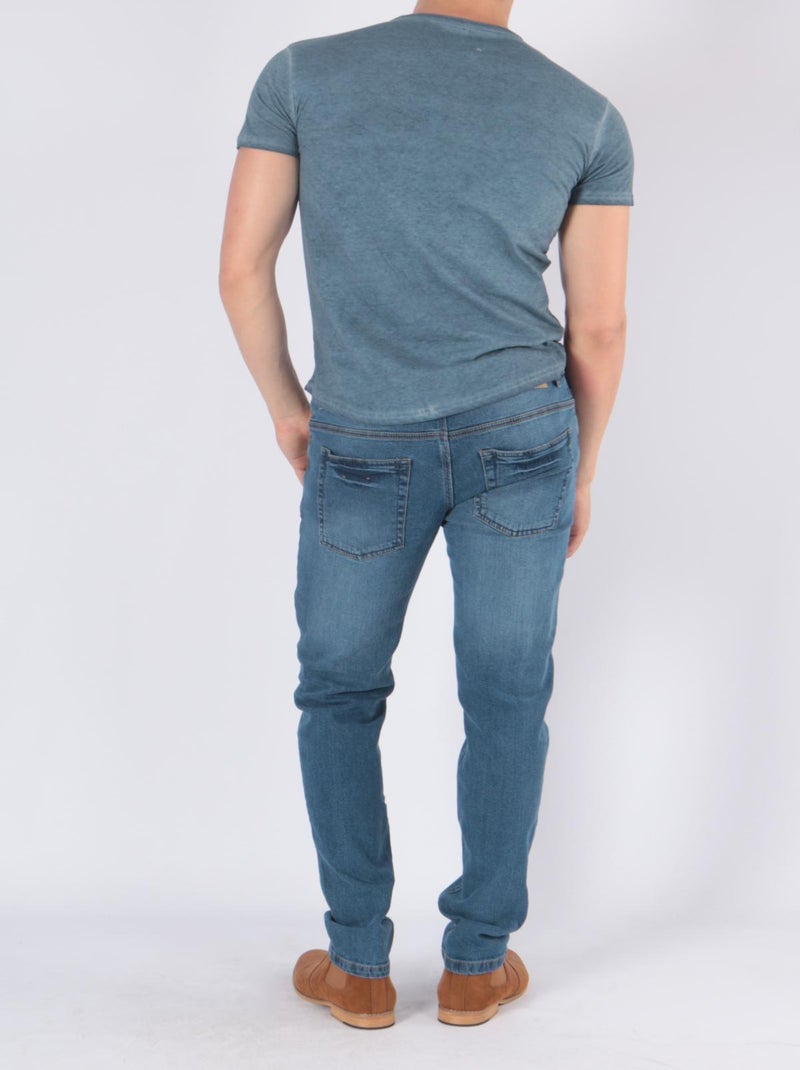 T-shirt manches courtes Bleu marine - Kiabi