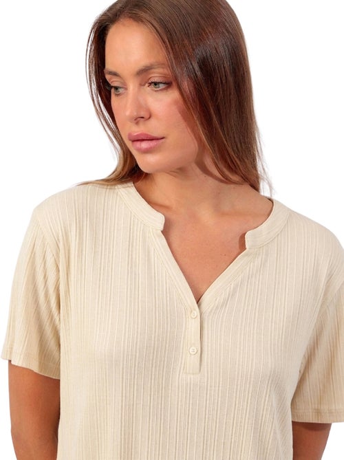 T-shirt manches courtes Blouse - Kiabi