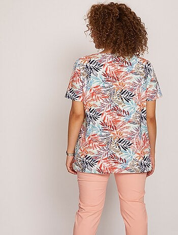 T-shirt manches courtes brodé ou imprimé