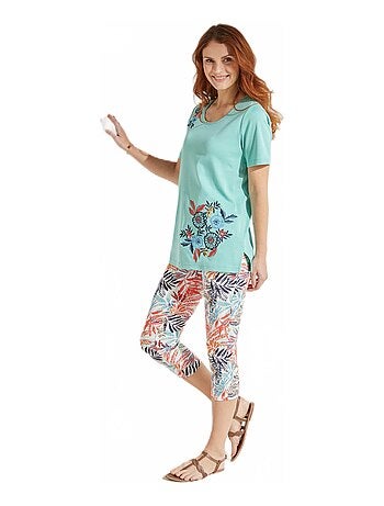 T-shirt manches courtes brodé ou imprimé