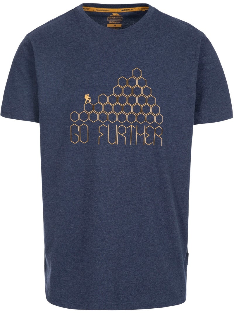 T-shirt manches courtes buzzinley - trespass Bleu marine - Kiabi