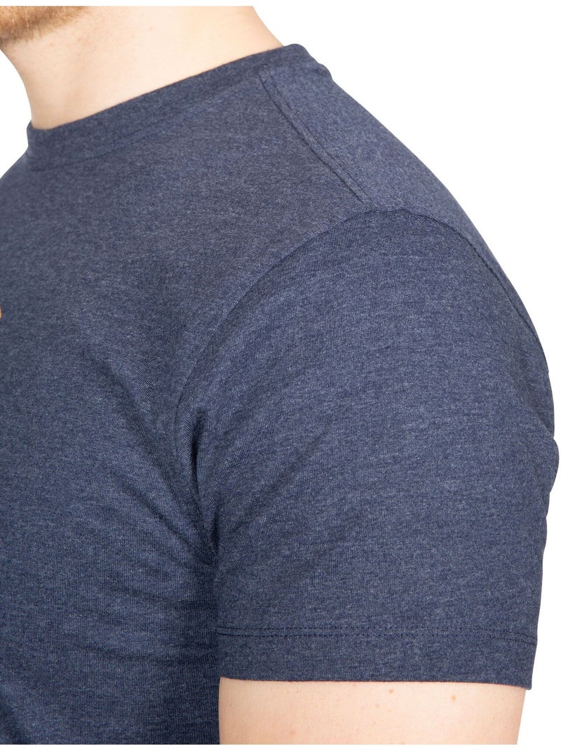 T-shirt manches courtes buzzinley - trespass Bleu marine - Kiabi