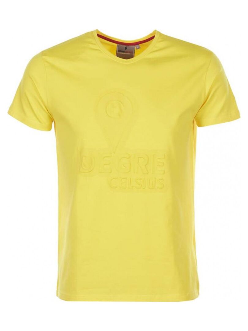 Tshirt manches courtes CABOS DEGRE CELSIUS Jaune Kiabi 24.90€