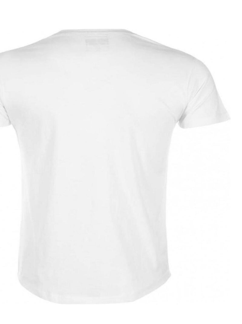 T-shirt manches courtes   CALOGO - DEGRE CELSIUS Blanc - Kiabi