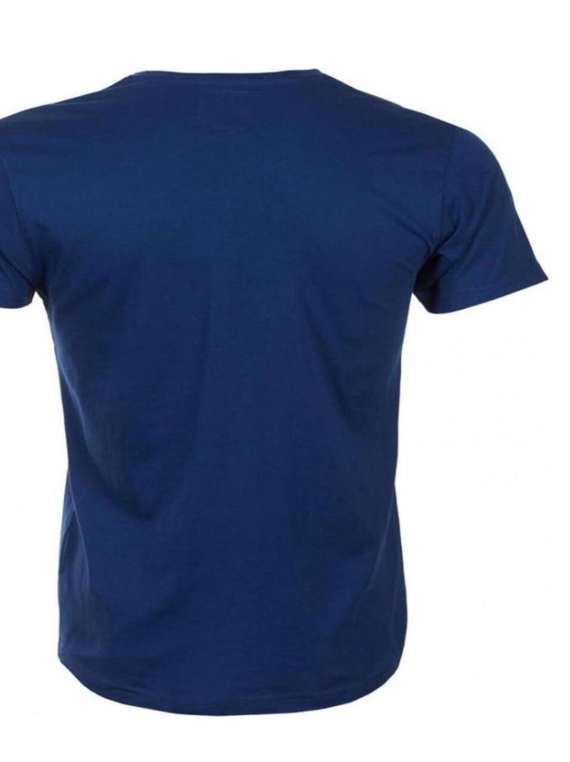 T-shirt manches courtes   CALOGO - DEGRE CELSIUS Bleu marine - Kiabi