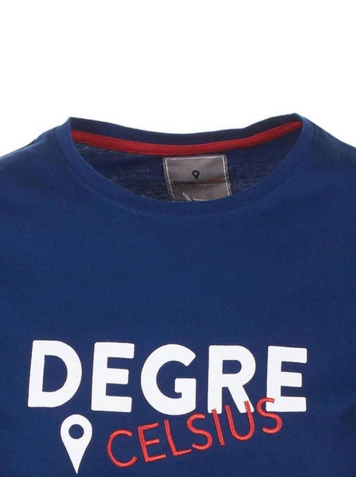 T-shirt manches courtes   CALOGO - DEGRE CELSIUS - Kiabi