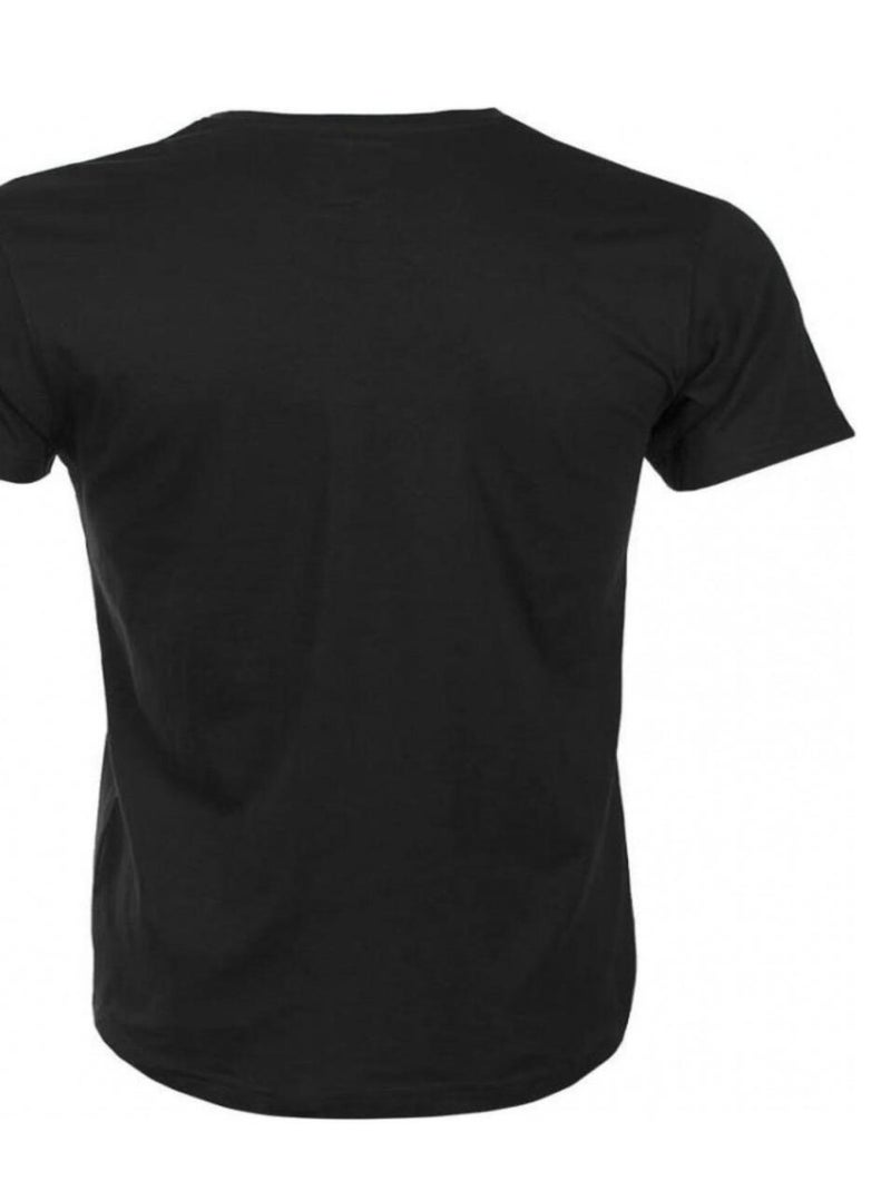 T-shirt manches courtes   CALOGO - DEGRE CELSIUS Noir Noir - Kiabi