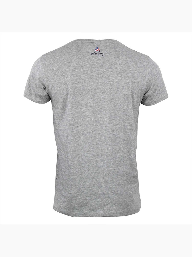 T-shirt manches courtes   CASA - PEAK MOUNTAIN Gris - Kiabi