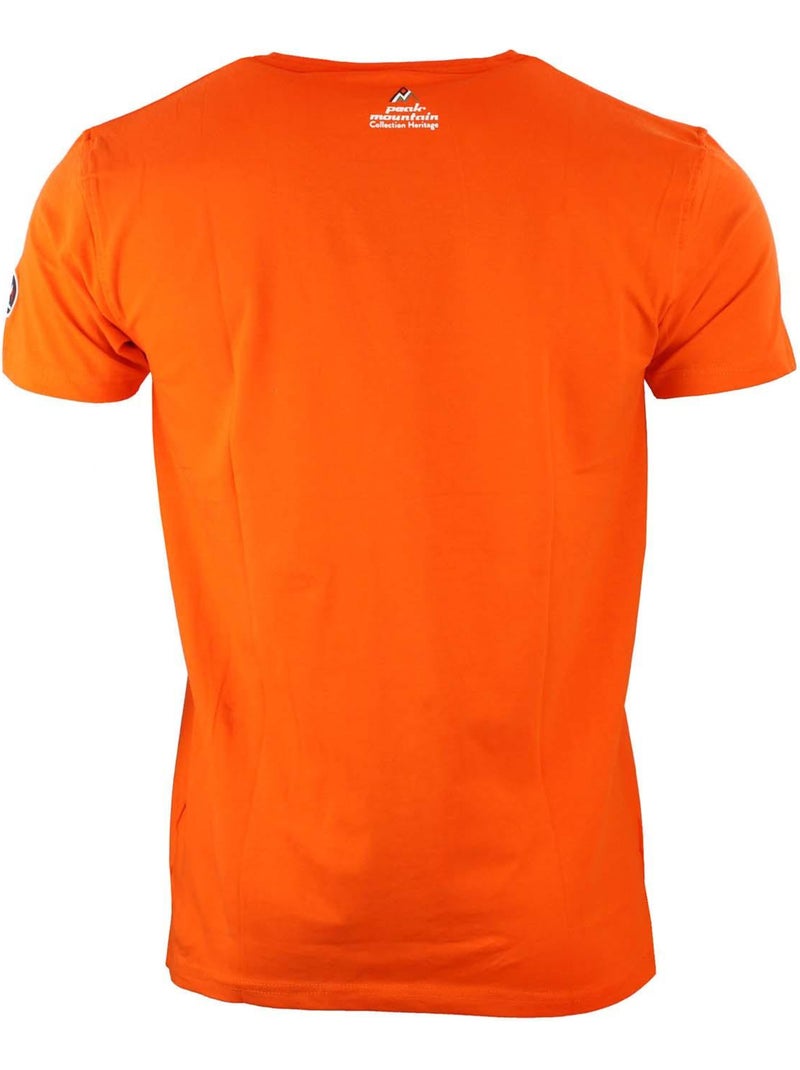 T-shirt manches courtes   CASA - PEAK MOUNTAIN Orange - Kiabi