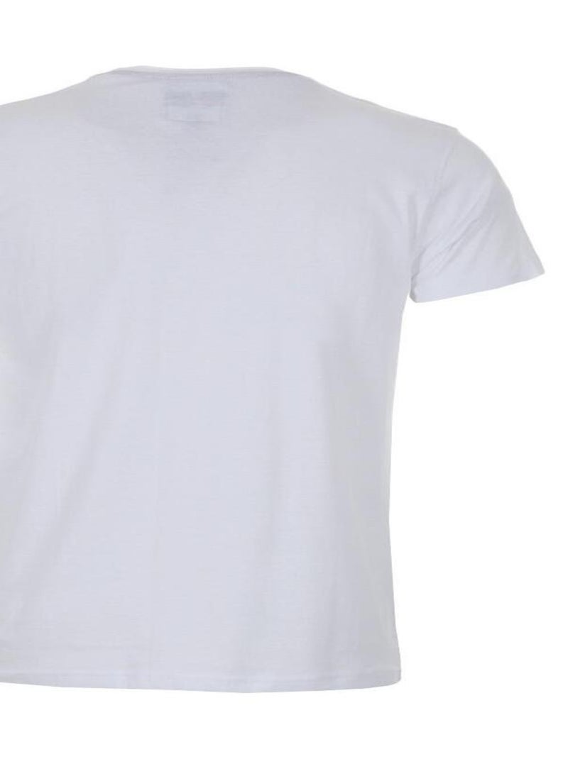 T-shirt manches courtes   CEGRADE - DEGRE CELSIUS Blanc - Kiabi