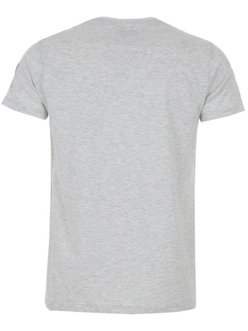 T-shirt manches courtes   CEGRADE - DEGRE CELSIUS Gris - Kiabi