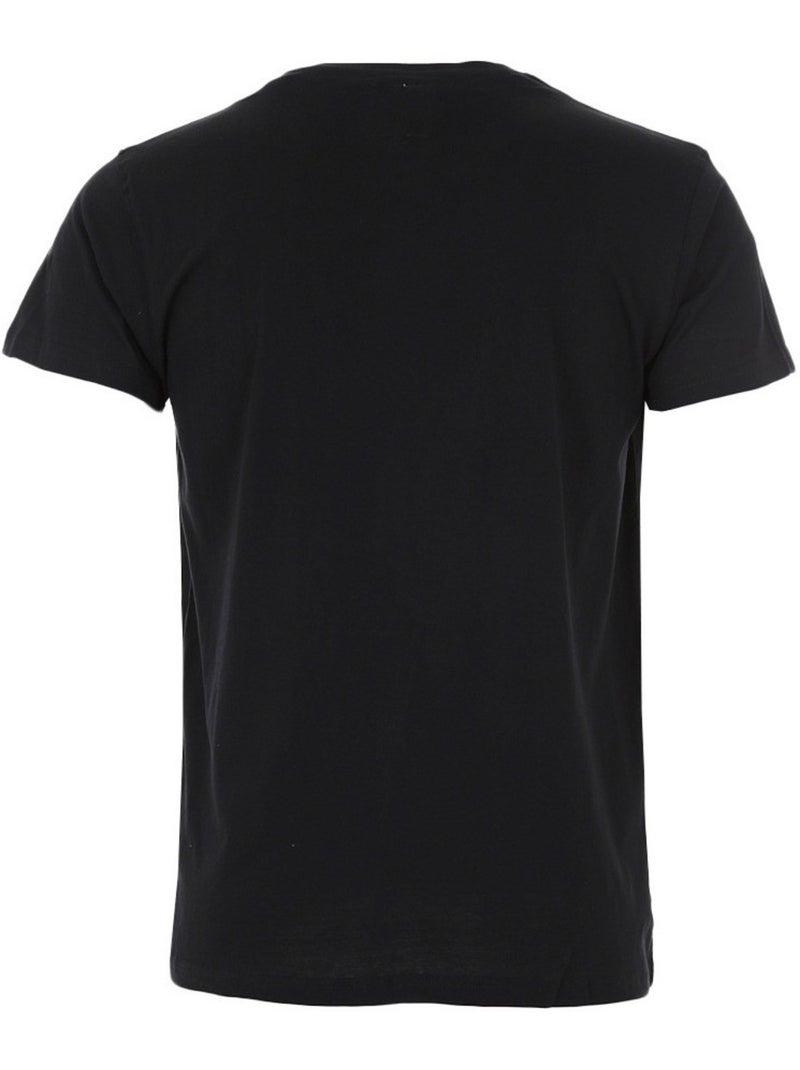 T-shirt manches courtes   CEGRADE - DEGRE CELSIUS Noir Noir - Kiabi
