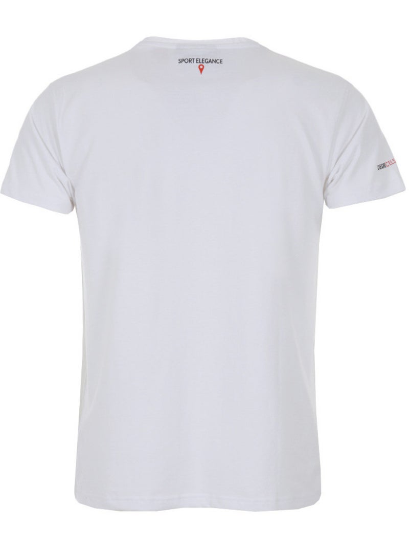 T-shirt manches courtes   CERGIO - DEGRE CELSIUS Blanc - Kiabi