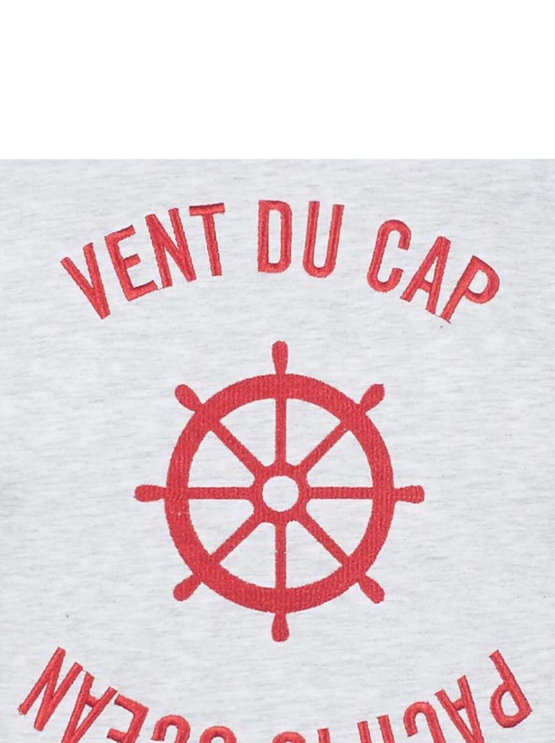 T-shirt manches courtes   CHERYL - VENT DU CAP Gris - Kiabi