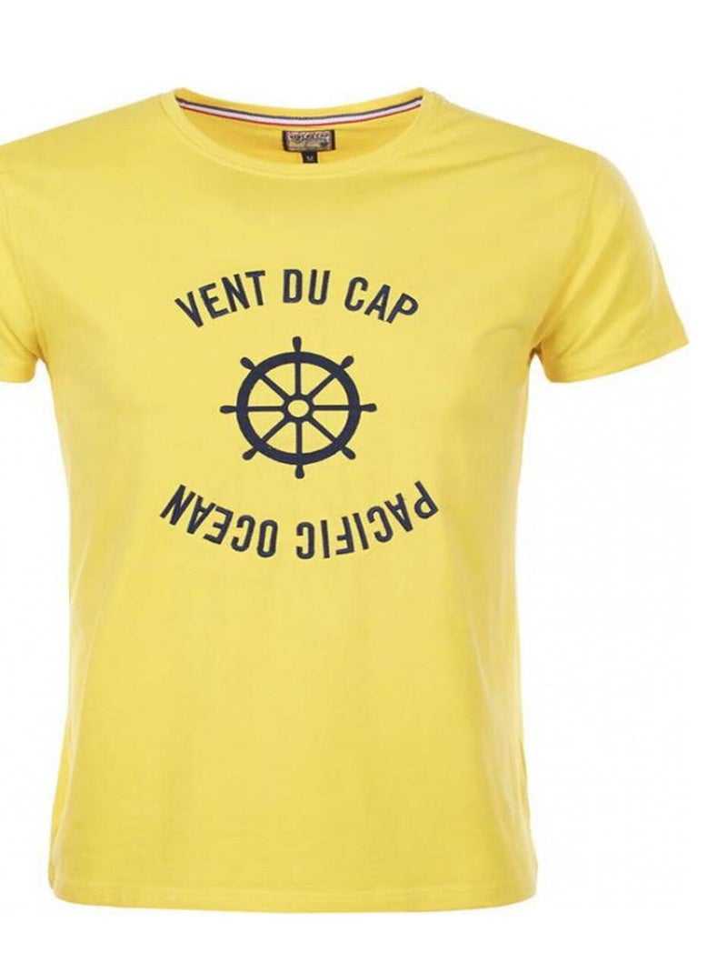 T-shirt manches courtes   CHERYL - VENT DU CAP Jaune - Kiabi