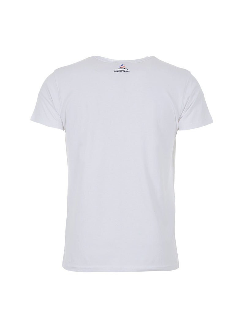 T-shirt manches courtes   CIMES - PEAK MOUNTAIN Blanc - Kiabi