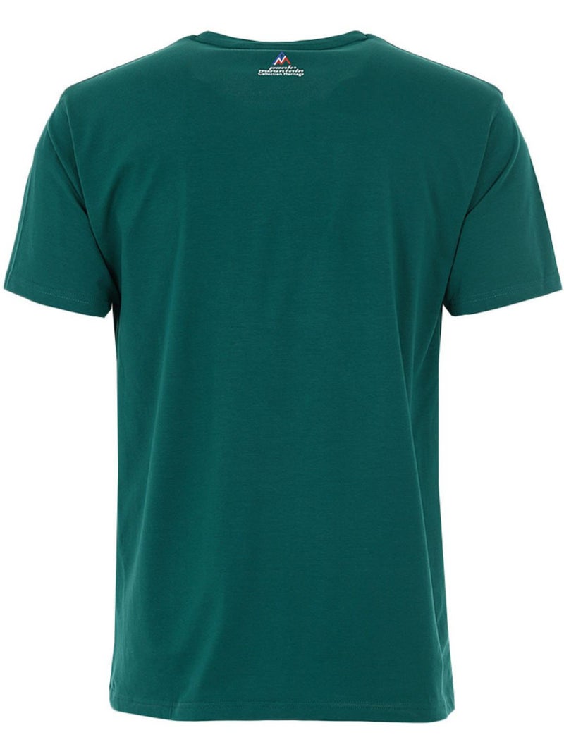 T-shirt manches courtes   CIMES - PEAK MOUNTAIN Vert - Kiabi