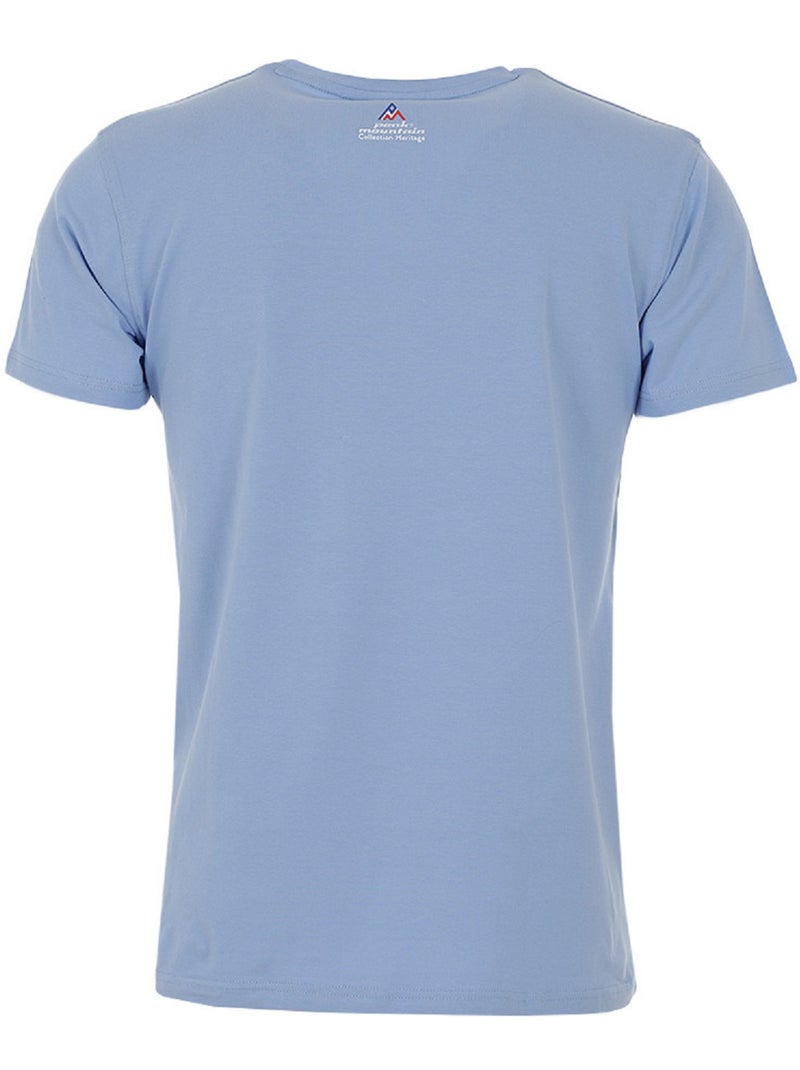 T-shirt manches courtes   CODA - PEAK MOUNTAIN Bleu ciel - Kiabi