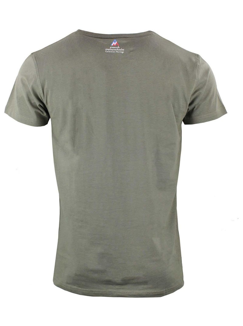 T-shirt manches courtes   CODA - PEAK MOUNTAIN Kaki - Kiabi