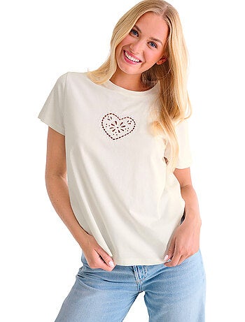T-shirt manches courtes Coeur SUMMERTIME