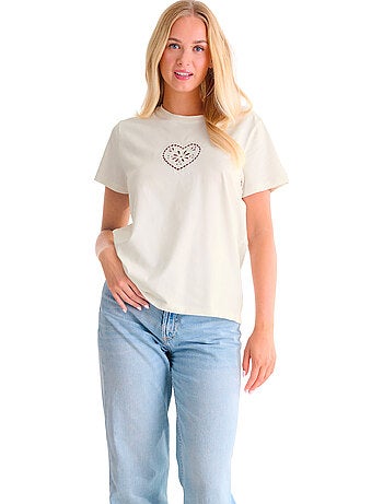 T-shirt manches courtes Coeur SUMMERTIME