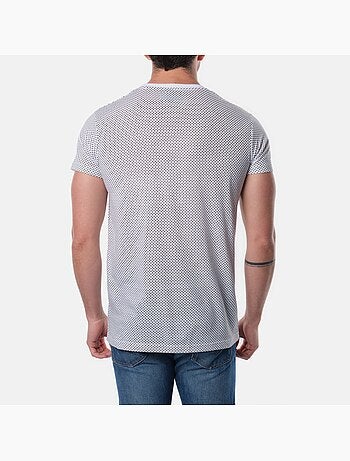 T-shirt manches courtes col rond à motif
