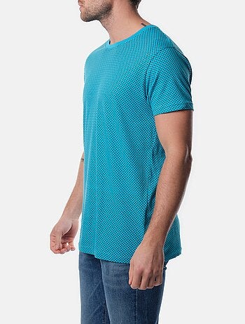 T-shirt manches courtes col rond à motif
