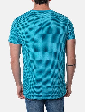 T-shirt manches courtes col rond à motif