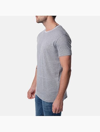 T-shirt manches courtes col rond à motif