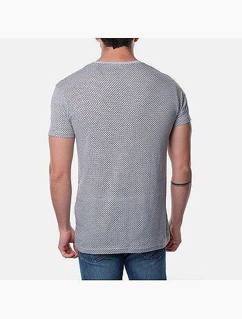 T-shirt manches courtes col rond à motif