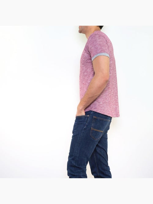 T-shirt manches courtes col rond - Kiabi