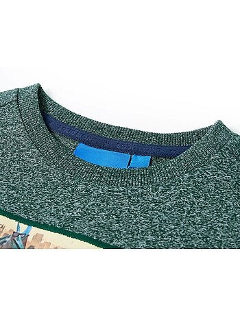 T-shirt manches courtes col rond coton canard "in the hood" - vidaxl
