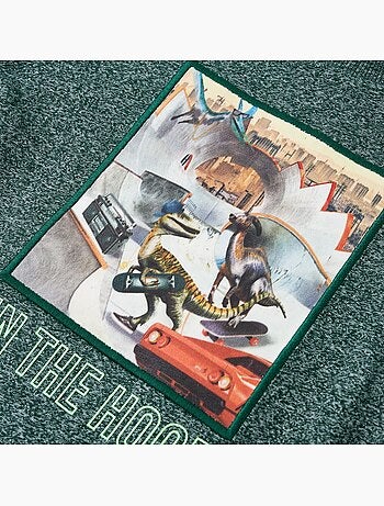T-shirt manches courtes col rond coton canard "in the hood" - vidaxl