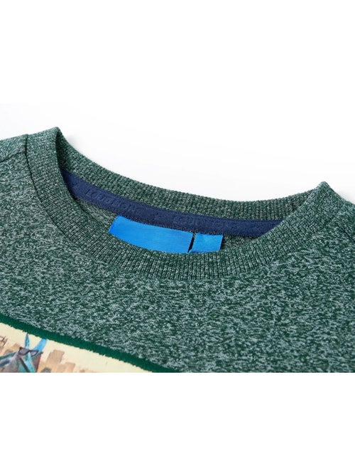 T-shirt manches courtes col rond coton canard "in the hood" - vidaxl - Kiabi