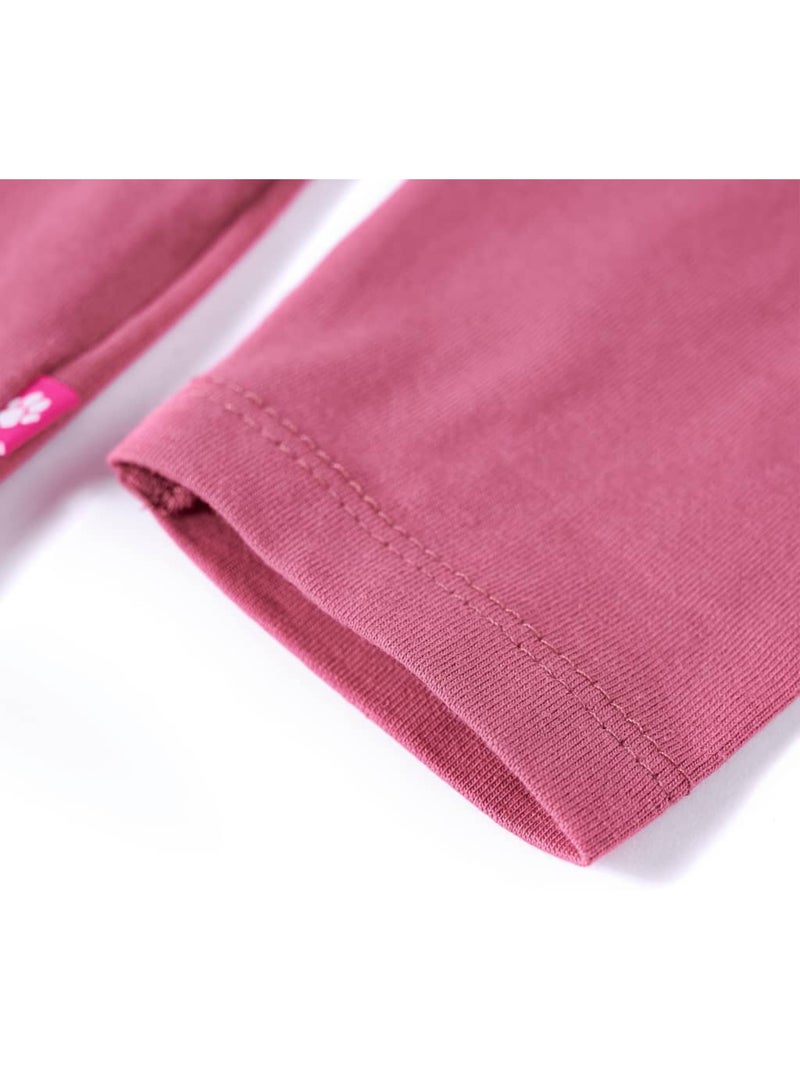 T-shirt manches courtes col rond coton élasthanne cerf à sequins - vidaxl Rose - Kiabi